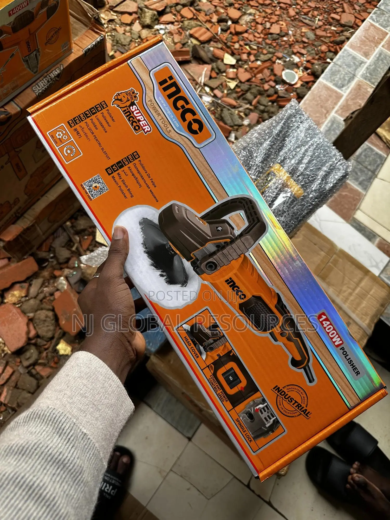Ingco 1400w Angle Polisher (Buffing Machine)