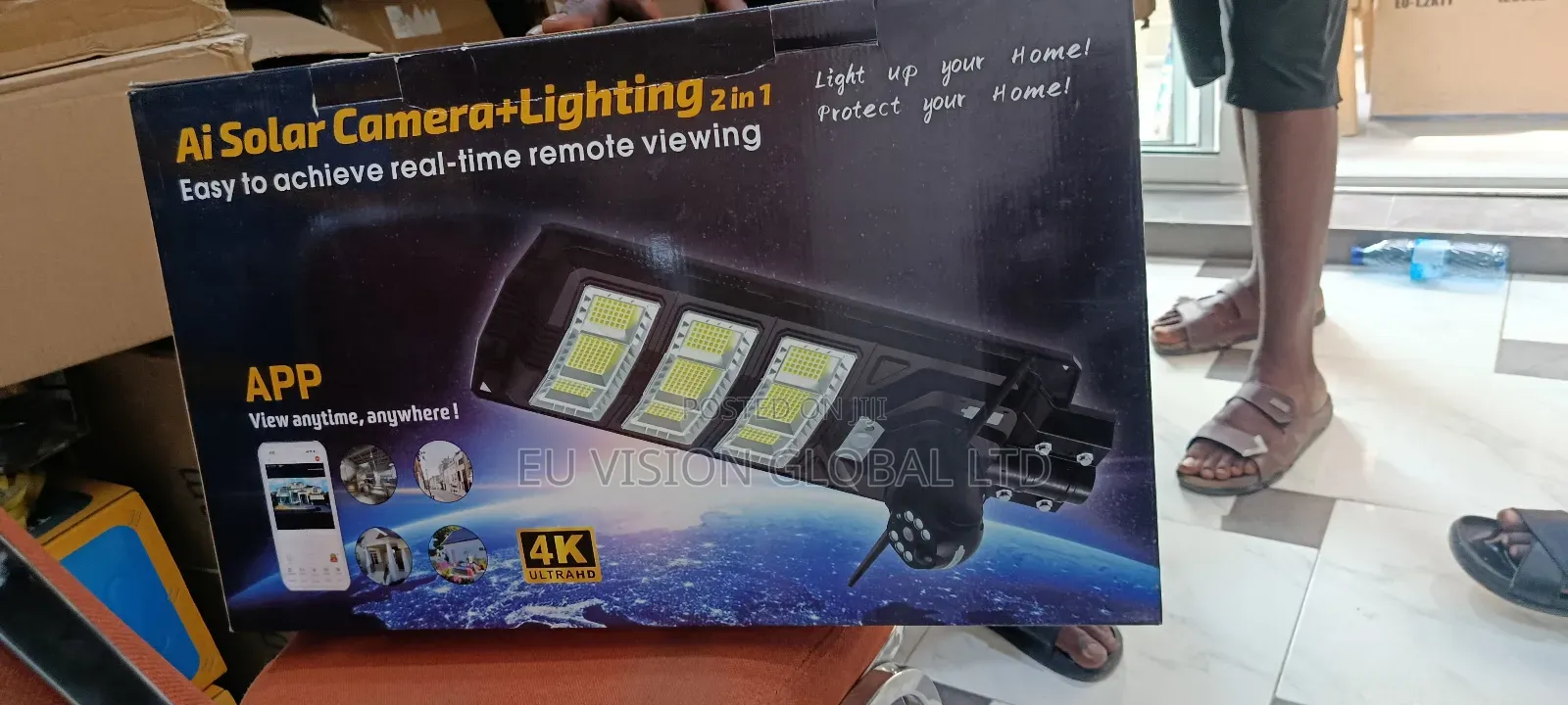 Ai Solar Camera With Panel