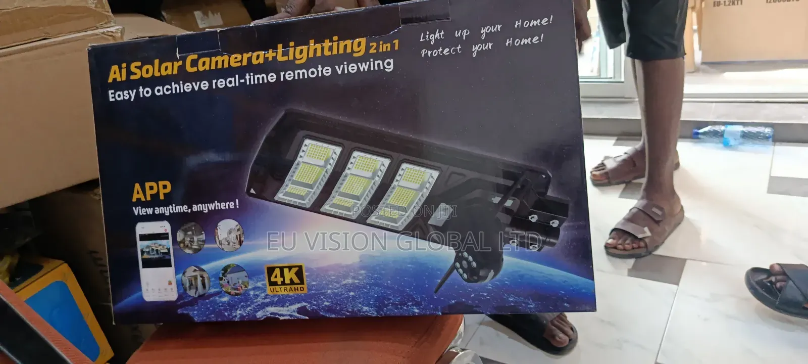 Ai Solar Camera With Panel