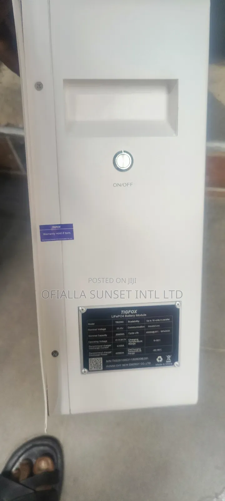 25.6v 100a Lifepo4 Lithium Battery Tigfox