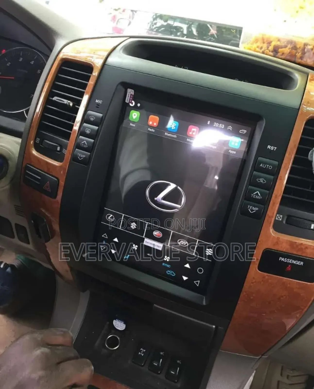 Lexus Gx470 Tesla Android Player + Reverse Camera