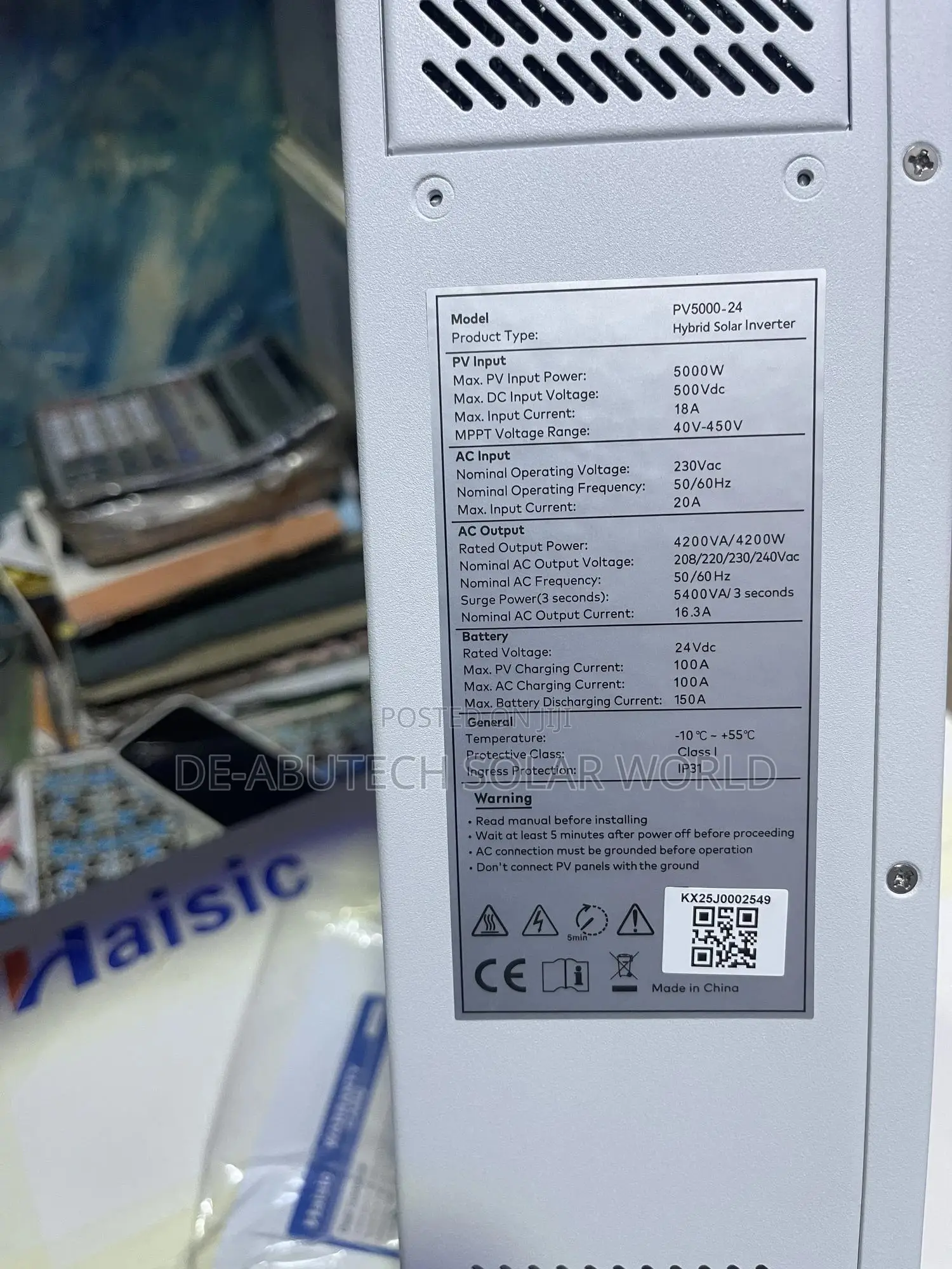 5000 Watts 24v Haisic Inverter
