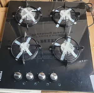 60cm 4 Burner Glass