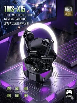TWS-X15 True Wireless Stereo Gaming Earbuds