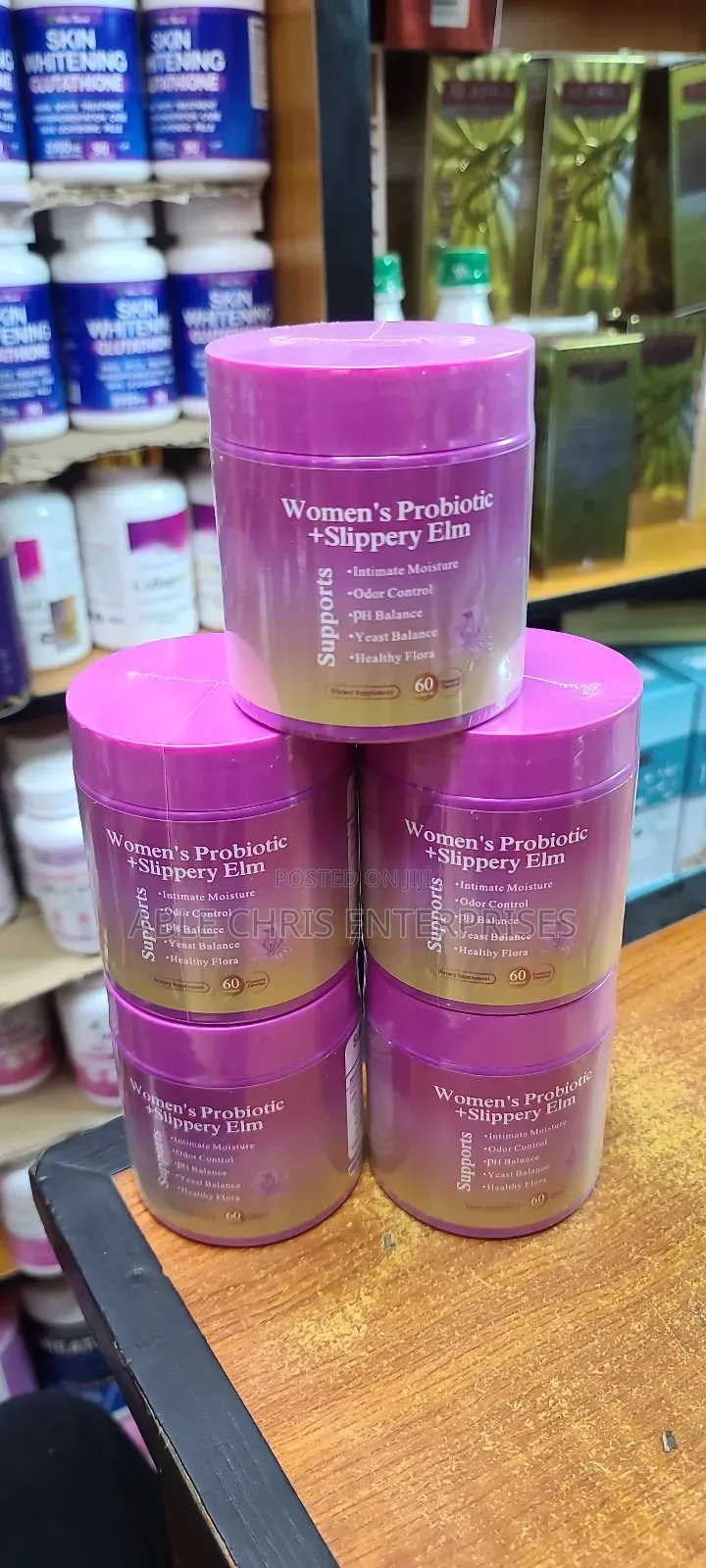 Women's Probiotic + Slippery Elm Supplement