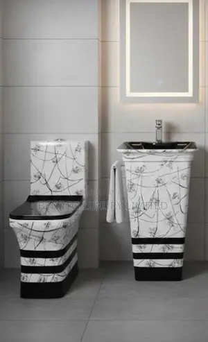 Modern Designer Toilet With Matching Basin – Premium Ceramic Wc