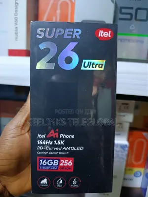 New Itel S26 Ultra 256 GB Black