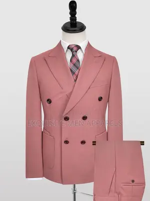 Designer Double Breasted Belt Strap Turkish Men’S Suit