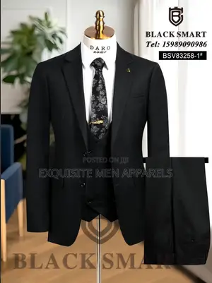 Quality Blacksmart 2button Turkish Men’S Suit