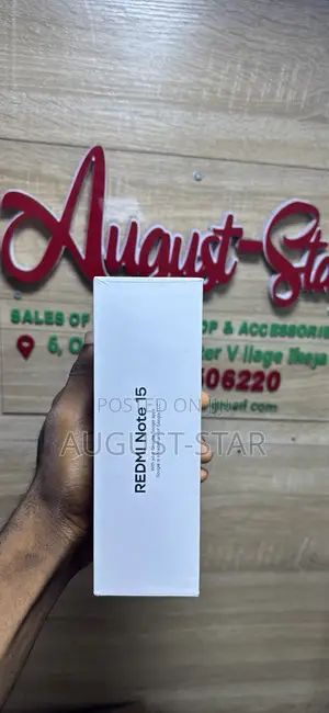 New Xiaomi Redmi Note 15 128 GB Black