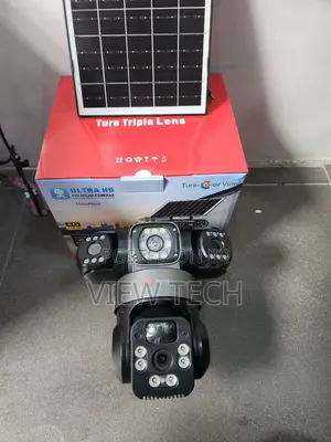4g Triple Lens Solar Camera V380