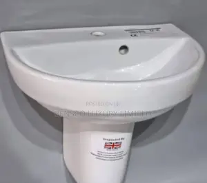 Hanging Ceramic Wash Hand Basin and Pedestal