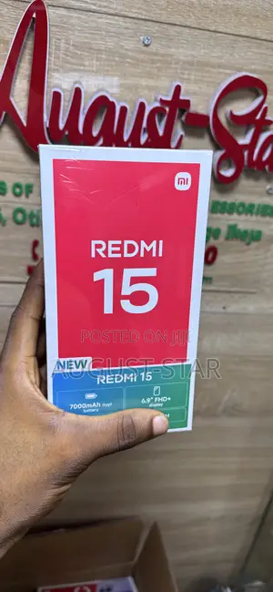 New Xiaomi Redmi 15 256 GB Black