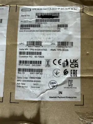 New Server HP ProLiant ML 32GB Intel Xeon HDD+SSD 2T