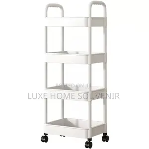 4 Layer Storage Rack Trolley