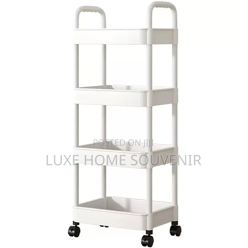 4 Layer Storage Rack Trolley