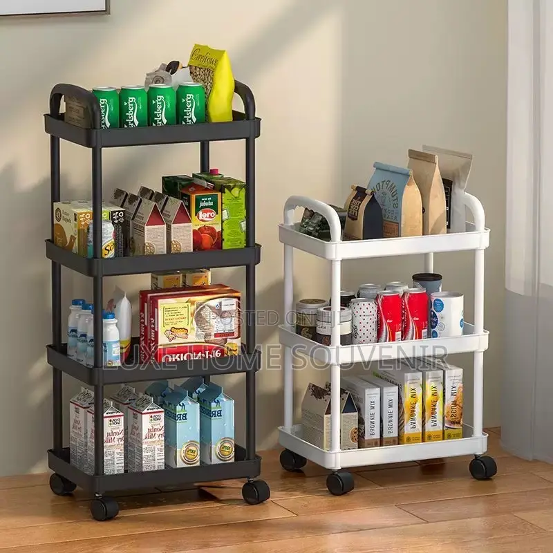 4 Layer Storage Rack Trolley