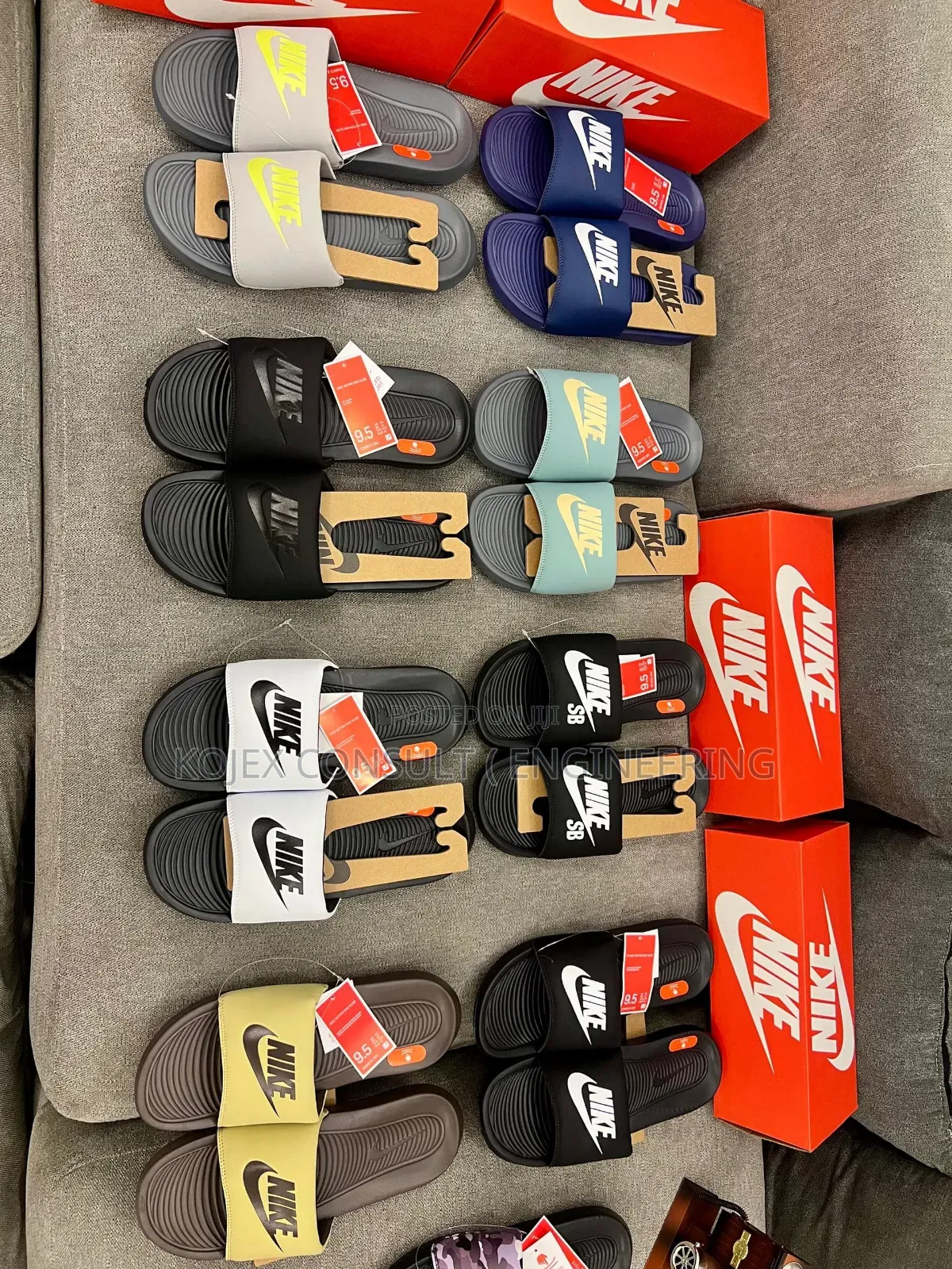Nike Sb Comfy Multi Color Slides