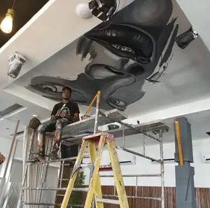Pop Ceiling Mural Painting Design