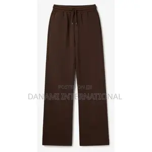 Danami Baggy Straight Cut Joggers/Sweatpants -Chocolate Brown