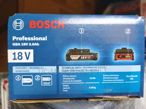 Gba 18v 2.0ah Bosch Battery Pack
