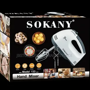 Sokany 7-Speed Electric Hand Mixer (Model 133).