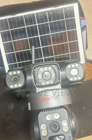 PTZ Security 4g 3lens CCTV Solar Camera