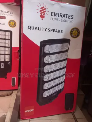 Emirates Power Lighting Solar 6000watts Solar Street Light