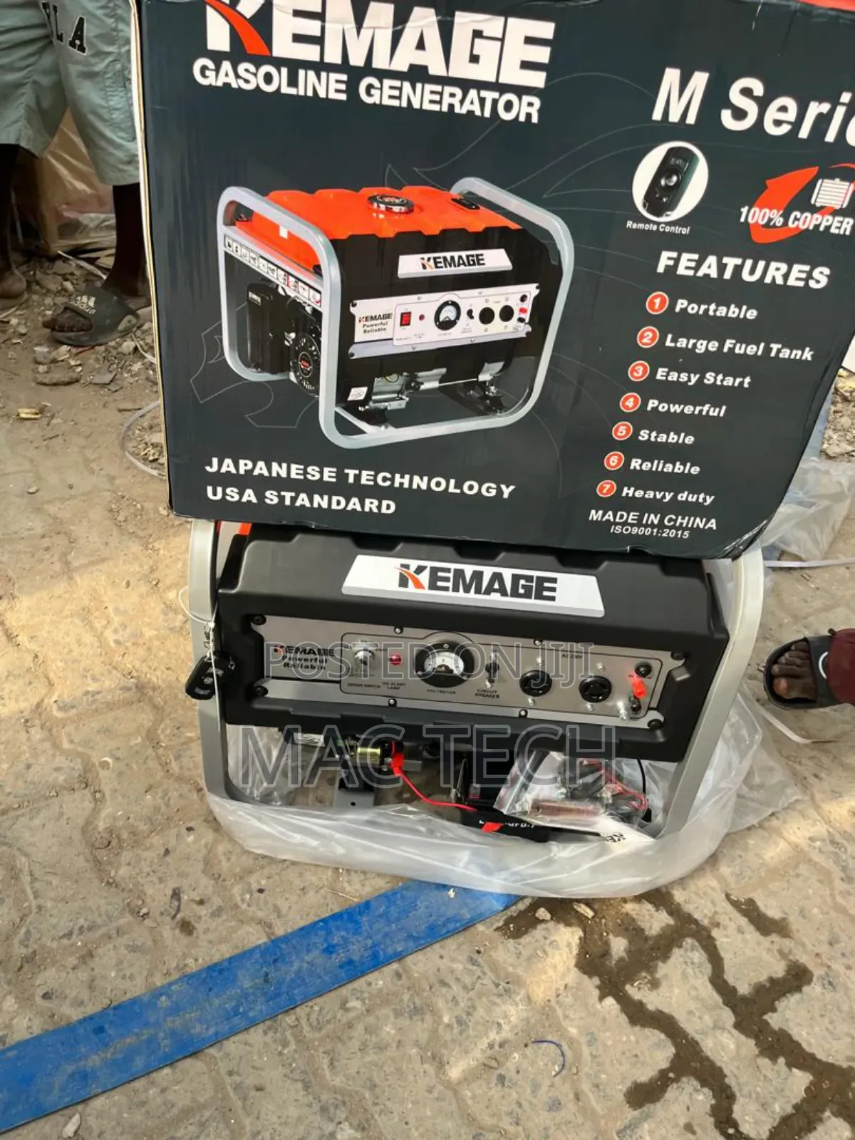 5.5kva Kemage Generator With Key And Remote Control