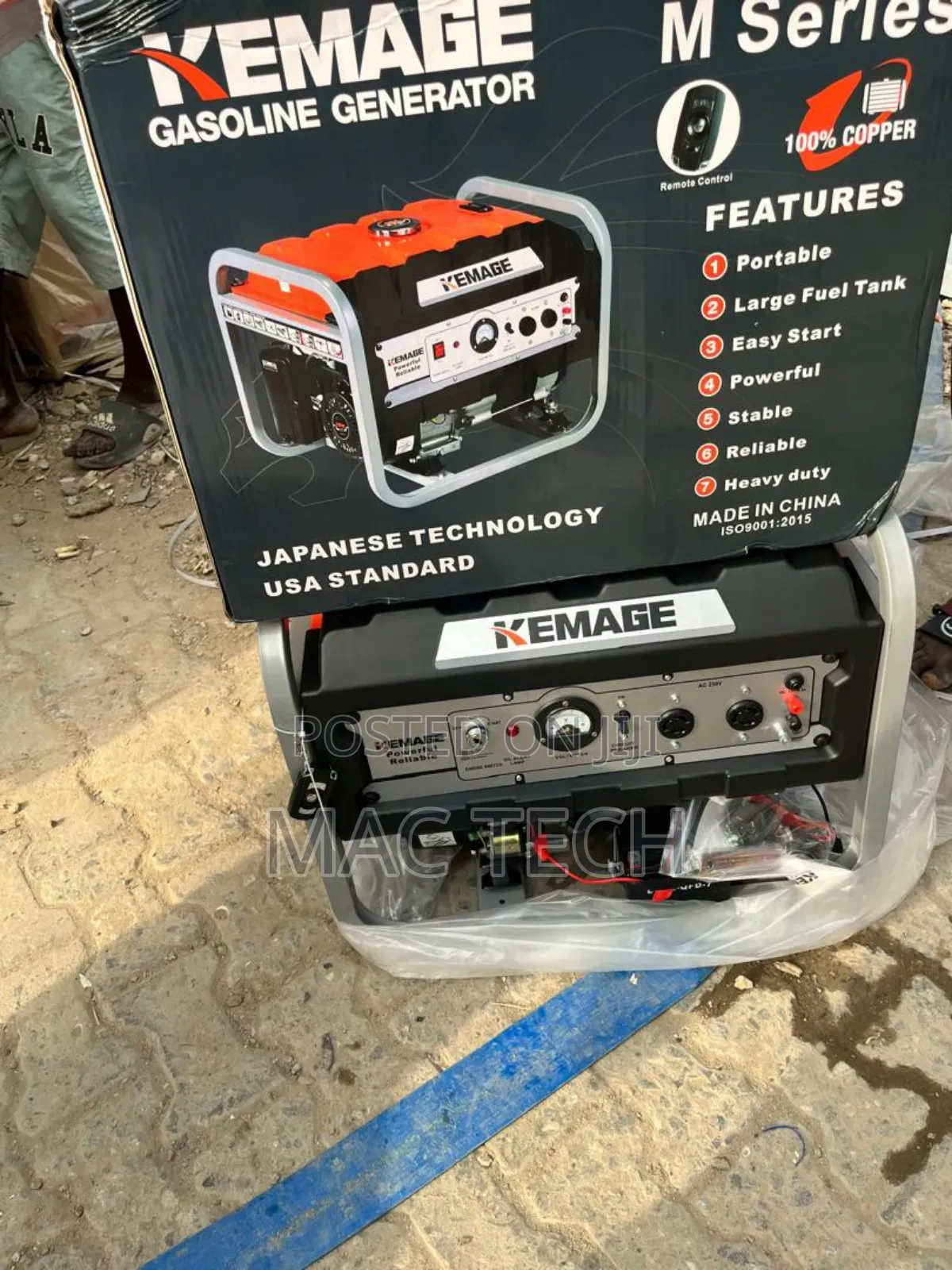 Kemage Generator With Key And Remote Control