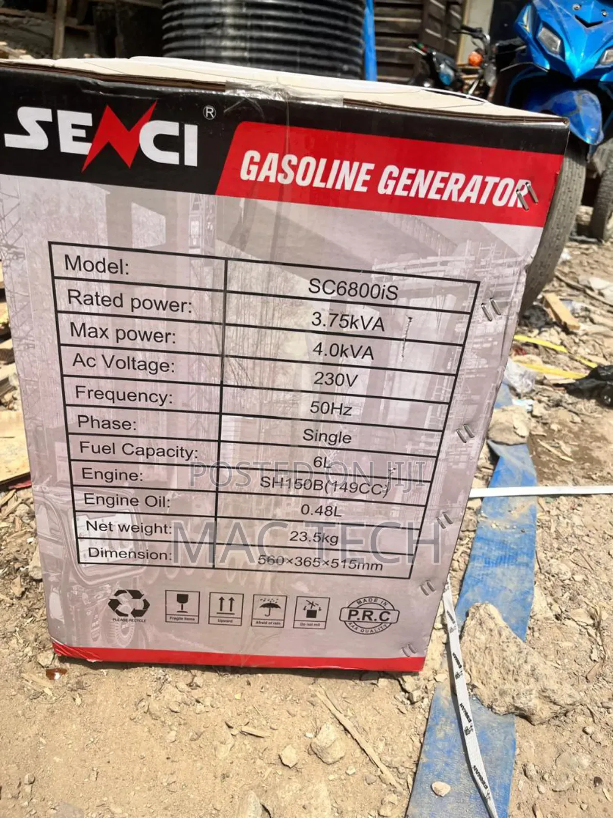 Senci Inverter Soundproof Generator 4kva