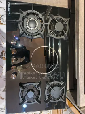 Original Polystar Inbuilt 4+1 Gas Electric Cooker Hob 60x60cm Copper