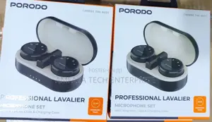 Porodo Professional Magnetic Lavalier Microphone