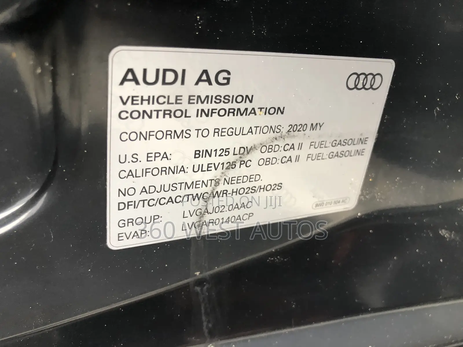 Audi A5 Premium Plus 2020 Black