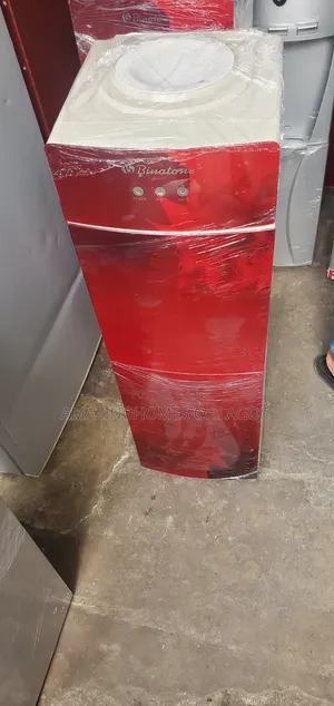 Glass Face Double Door Dispenser With Fridge
