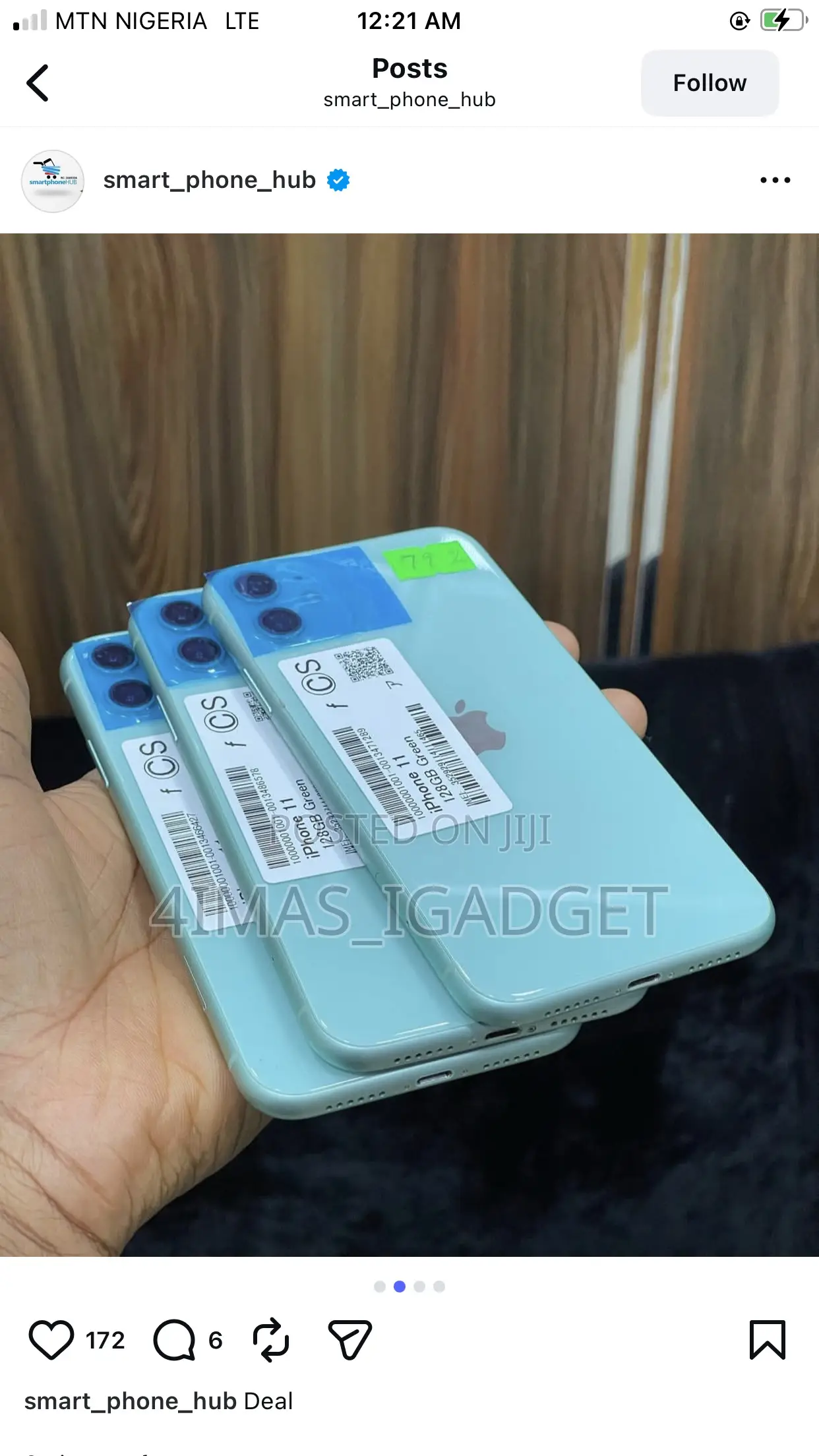 Apple iPhone 11 128 GB Green