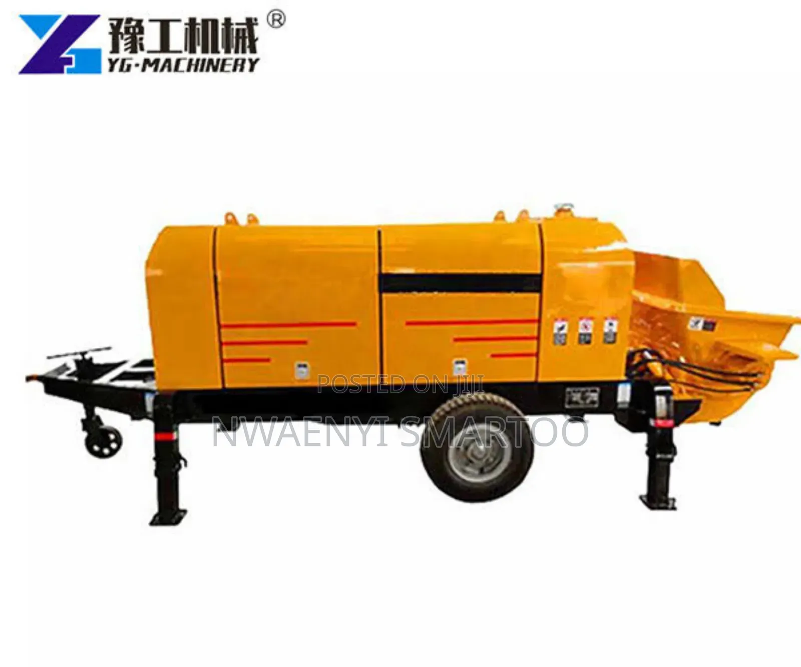 Concrete Pump 60 Cubic Diesel Powered Engine