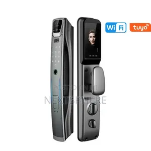 Smart Door Lock With 3d Face Unlock, Fingerprint, Intercom, Tuya App