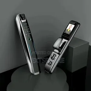 Smart Door Lock With 3d Face Unlock, Fingerprint, Intercom, Tuya App