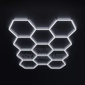 Modern Hexagon Led Light – Honeycomb Ceiling/Wall Lighting
