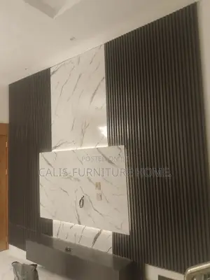 9ft X 12ft Tv Console. White and Grey Color