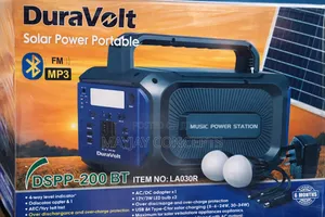 Duravolt 200w Solar Power Station for Fan|Laptop|Tv|Phones and Gadgets