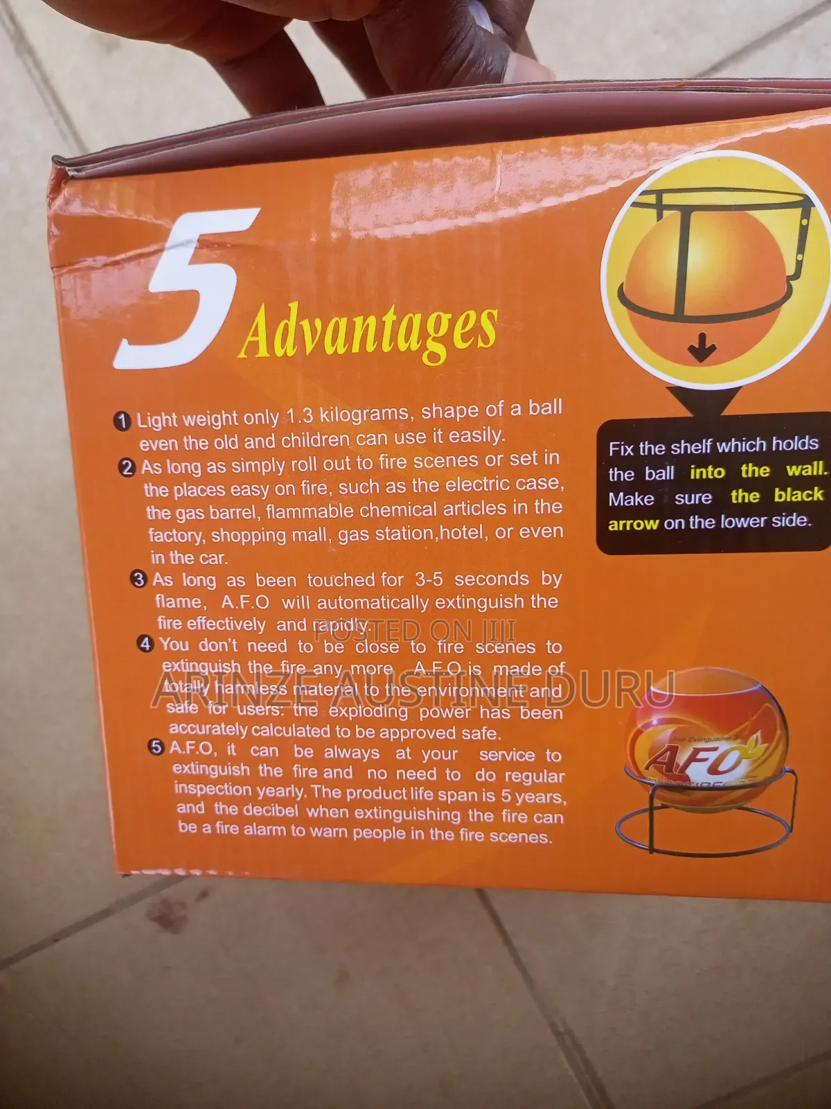 Fire Ball – Automatic Fire Extinguisher