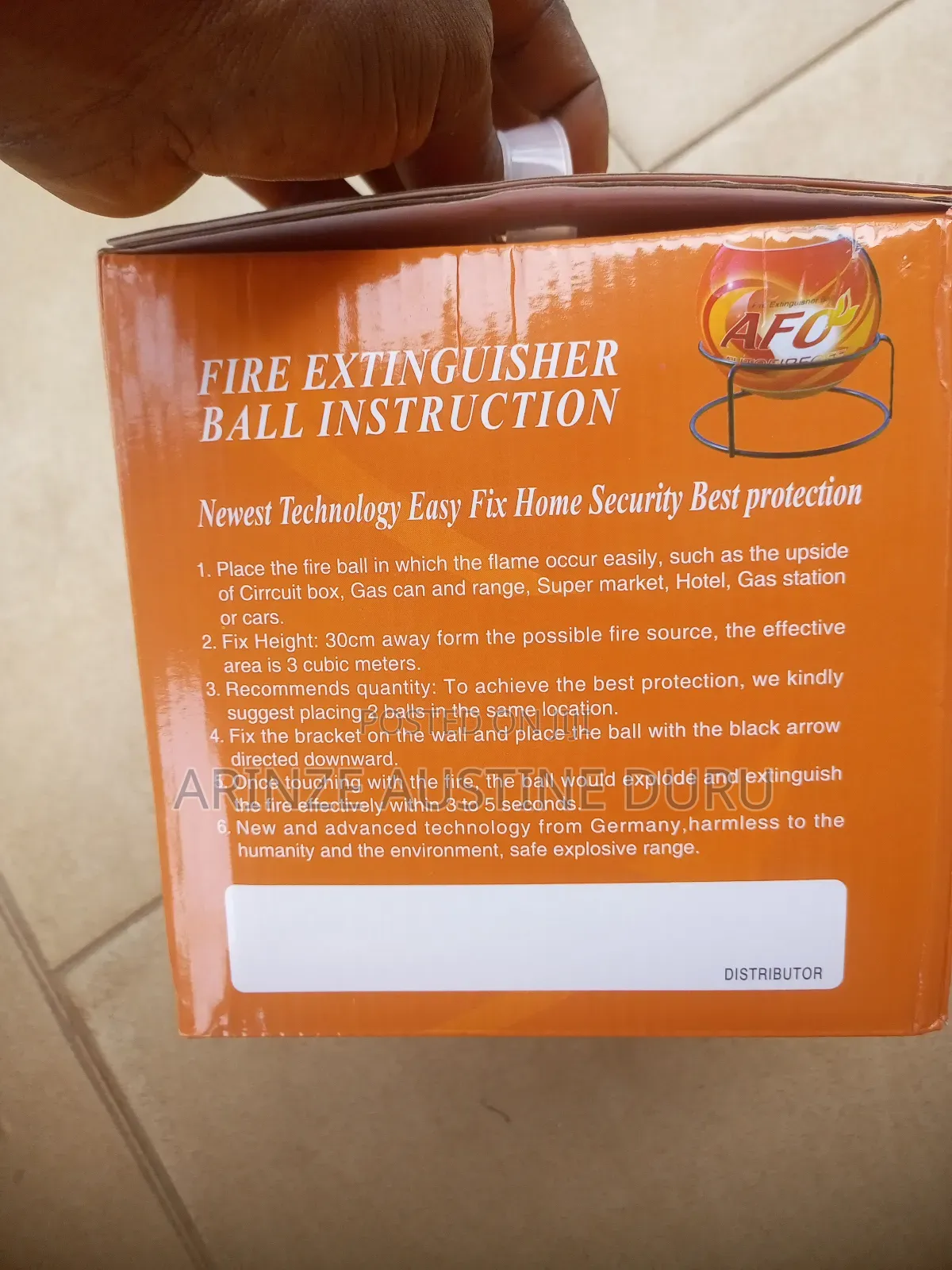 Fire Ball – Automatic Fire Extinguisher