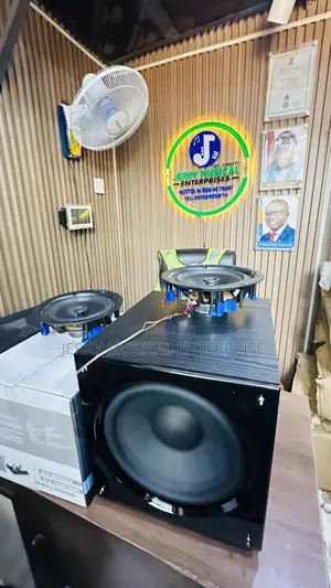 300w Active Floor Woofer For Cinema Setup Home Used Etc