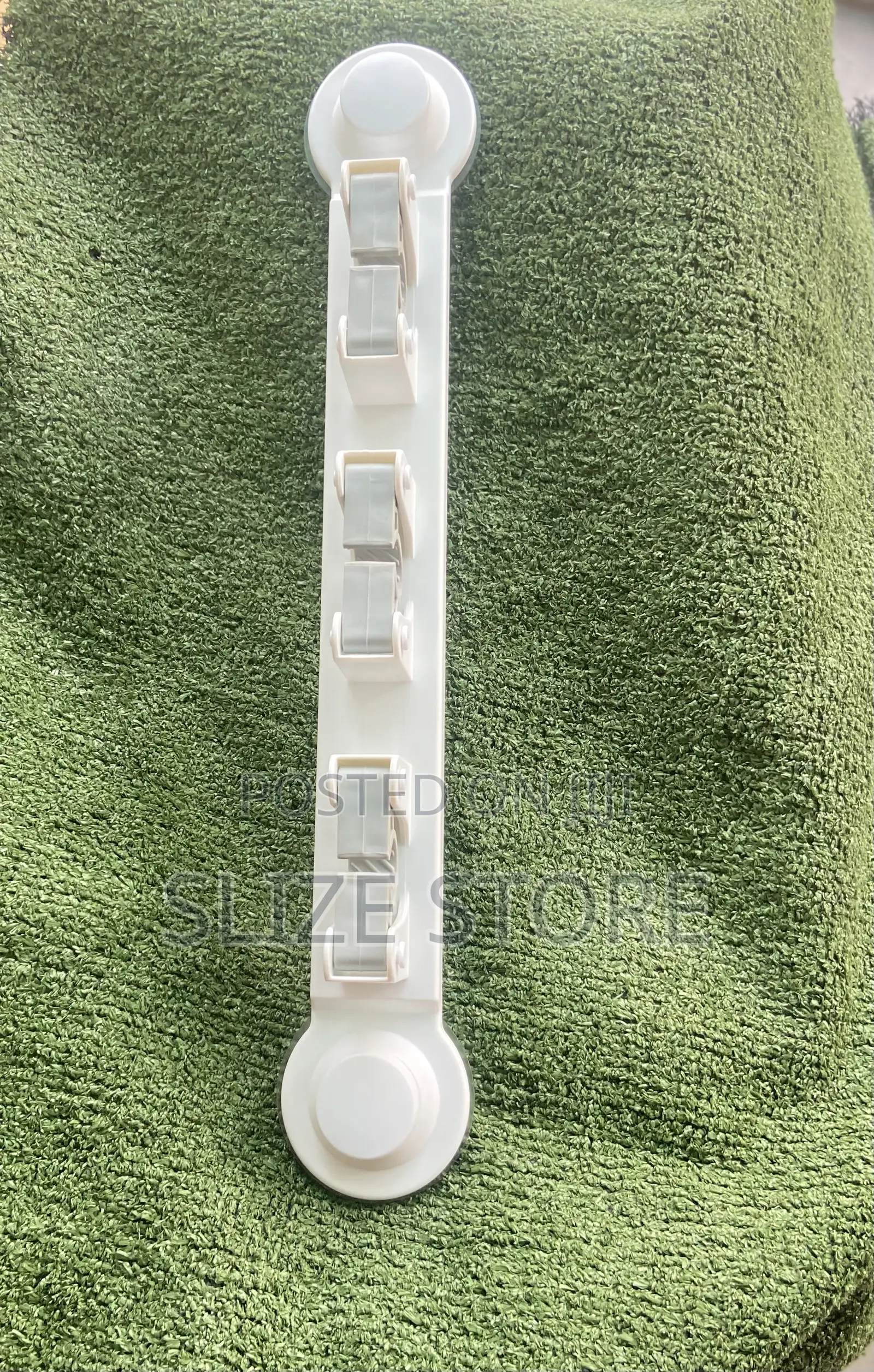 Wall Mounted 3 Hook Mop Holder