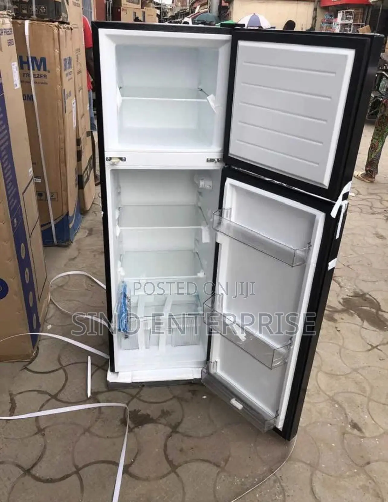 Midea 178ltrs Fast Cooling Anti Rust Body Double Door Refrigerator