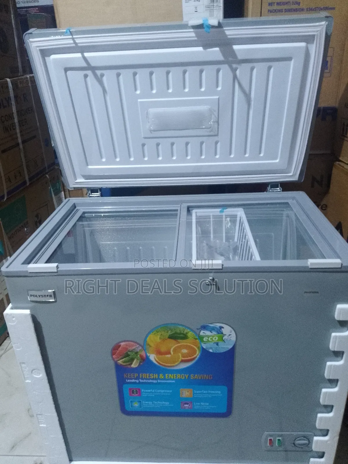 Compact Efficient: The Polystar 200 Litres Chest Freezer"