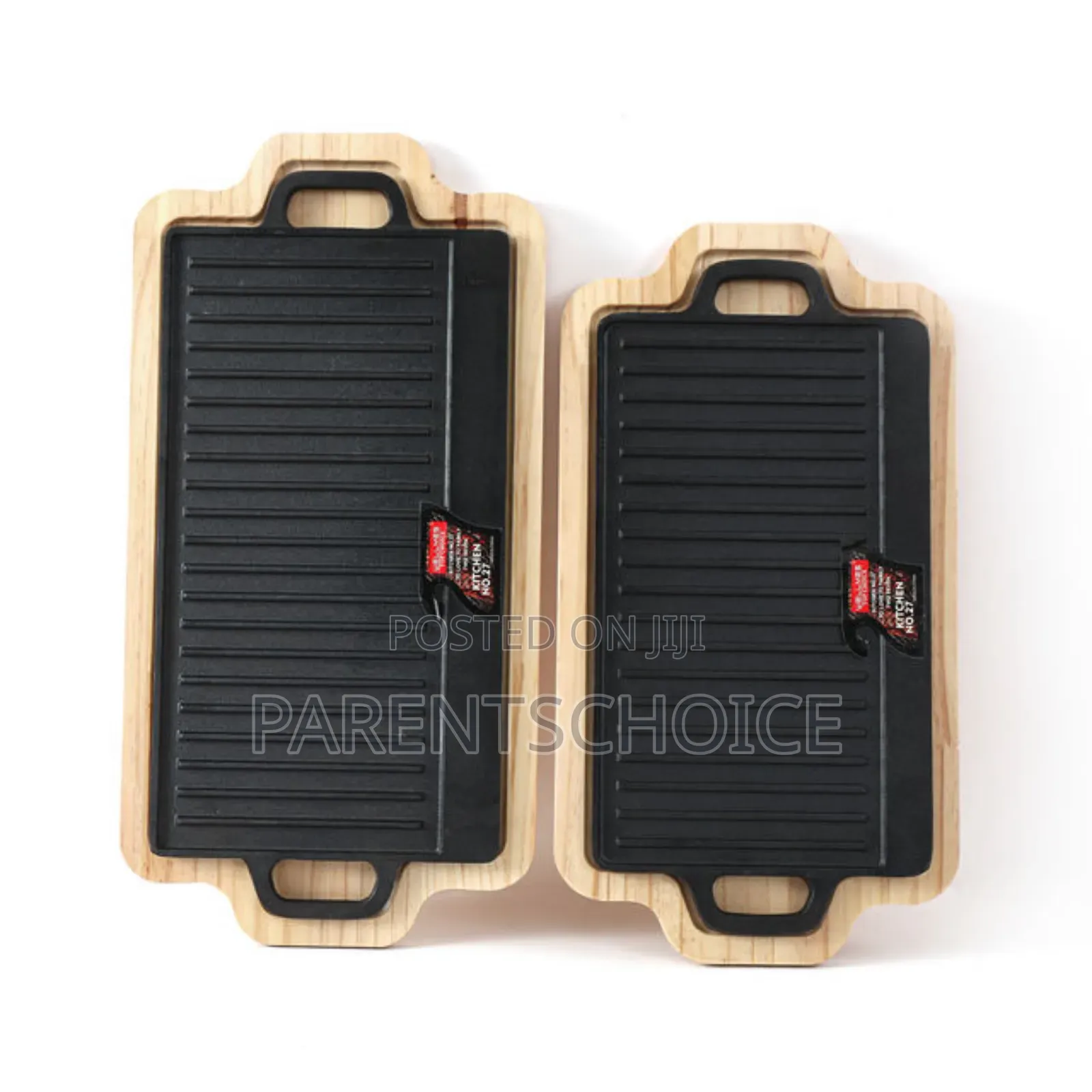 Durable Non-Stick Cast Iron Square Grill Pan
