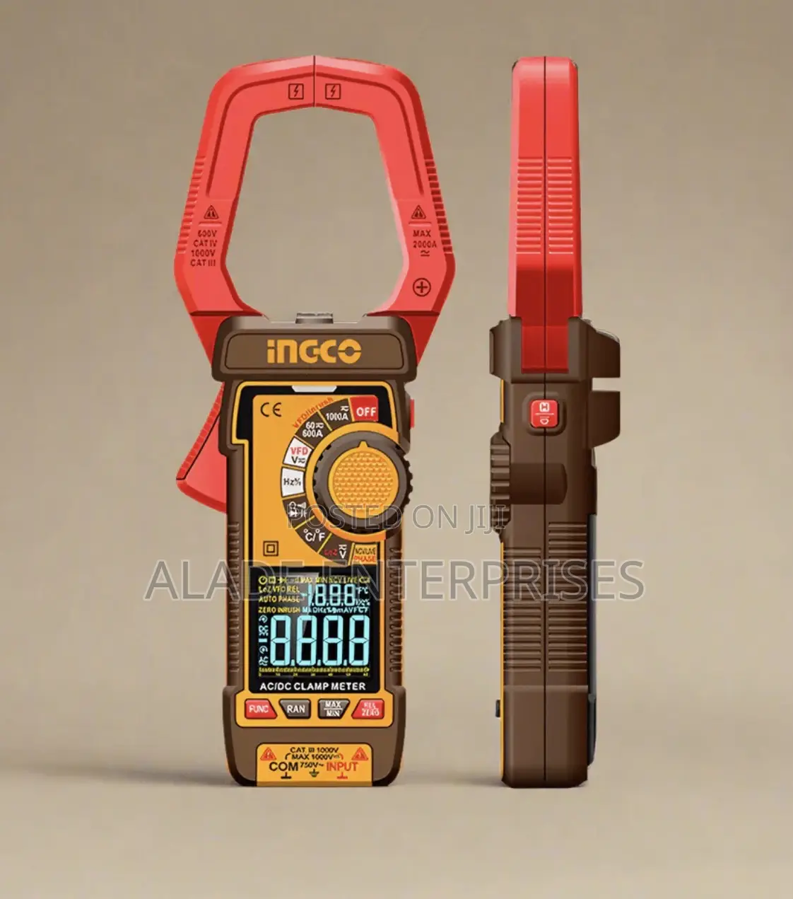 Ingco Ac Digital Clamp Meter